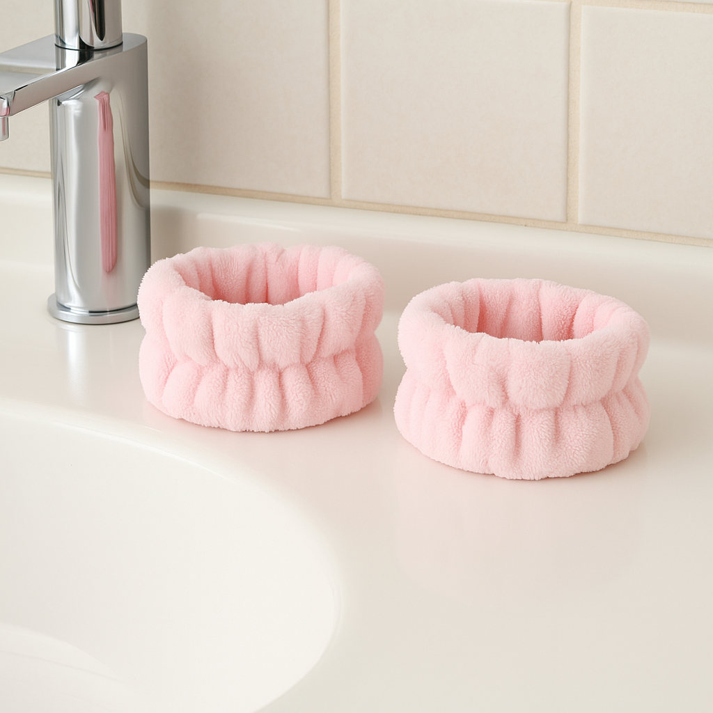 Skincare Headband & Wristbands