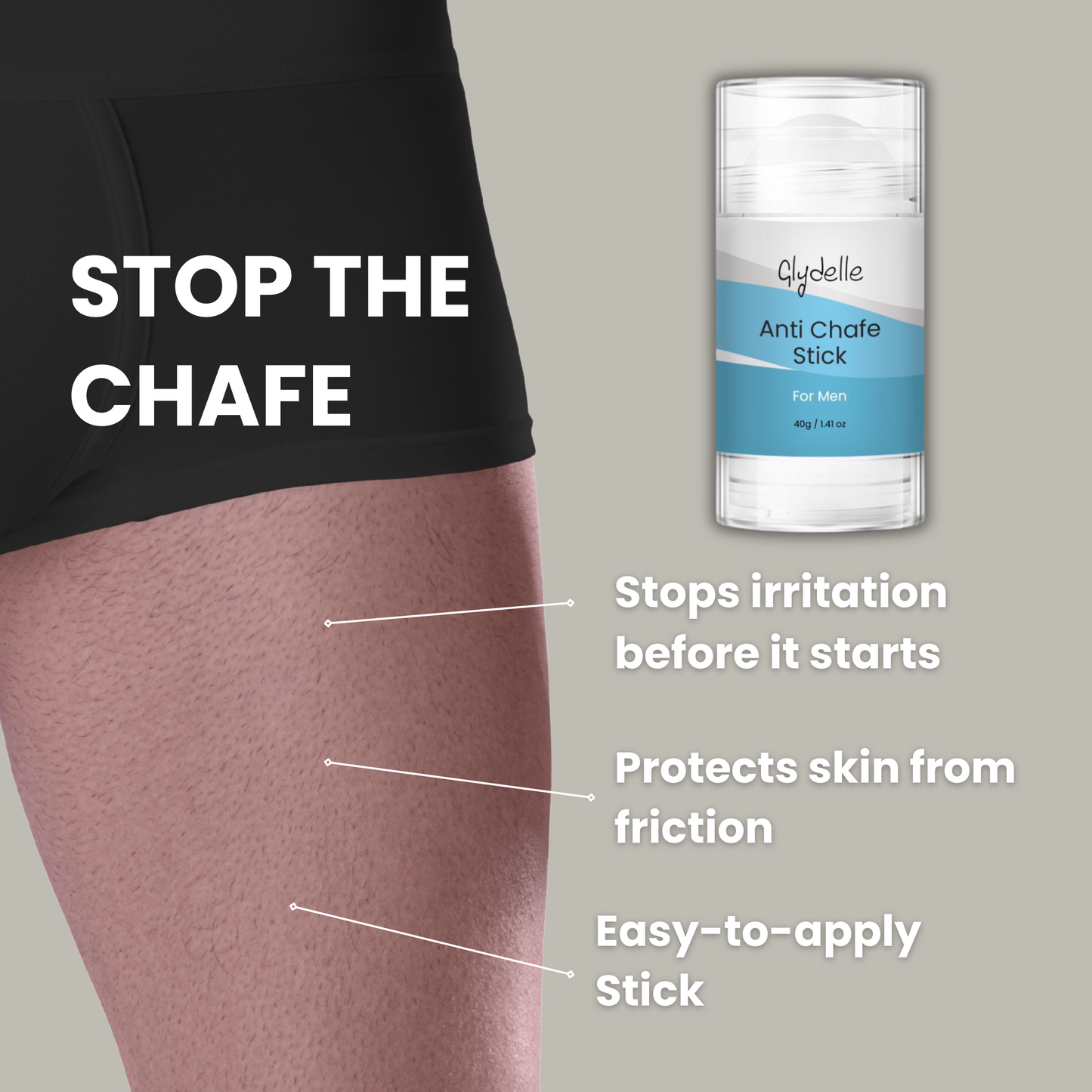Men's Anti Chafe Stick